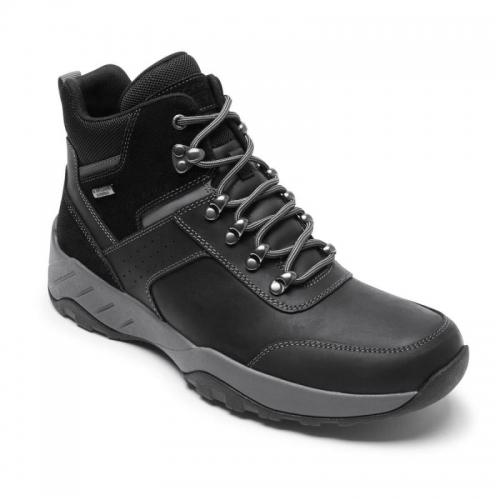 BOTA MASCULINA XCS SPRUCE PEAK TREKKER ROCKPORT - IMPERMEÁVEL - PRETA