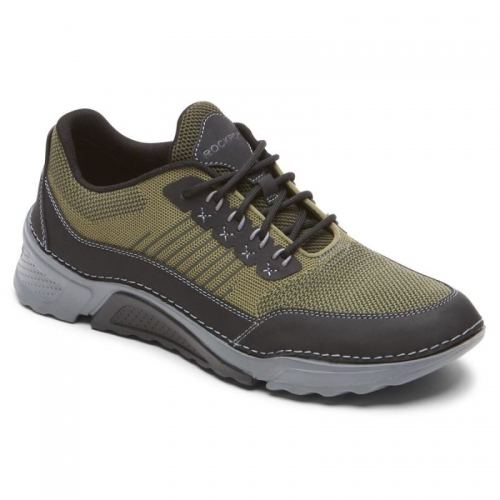 TÊNIS ROCKPORT MASCULINO ROCSPORTS - VERDE FLORESTA - MALAS/COURO PRETO