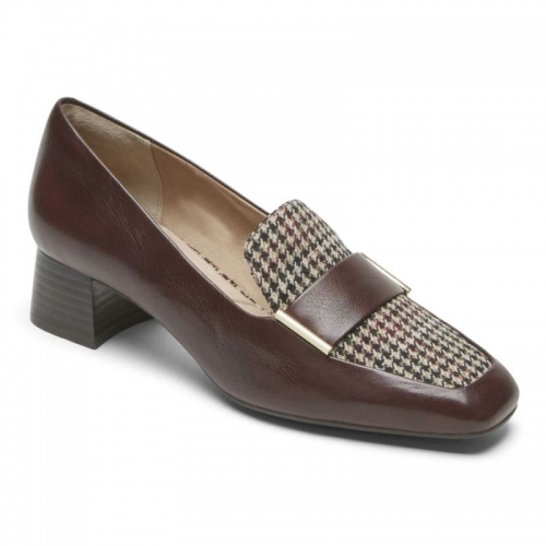 Total Motion ESMA feminino ROCKPORTMOCASSINO - XADREZ BOURBON