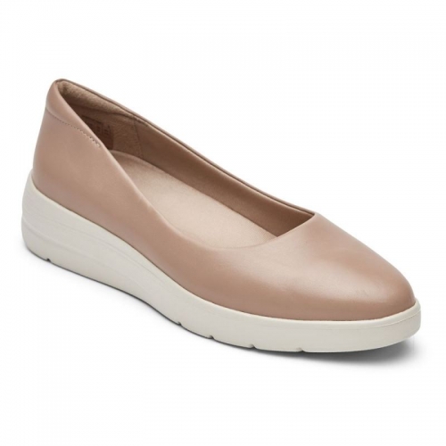 SAPATO ROCKPORT FEMININO TOTAL MOTION LILLIE BALLET - ROSA TOSCANA