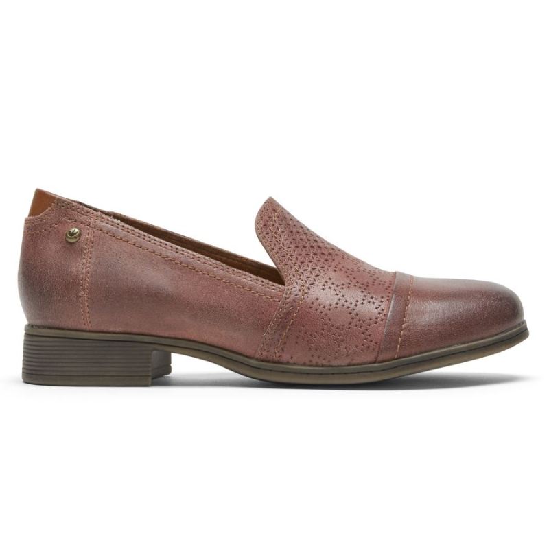 ROCKPORT COBB HILL CROSBIE SLIP-ON FEMININO - VERMELHO