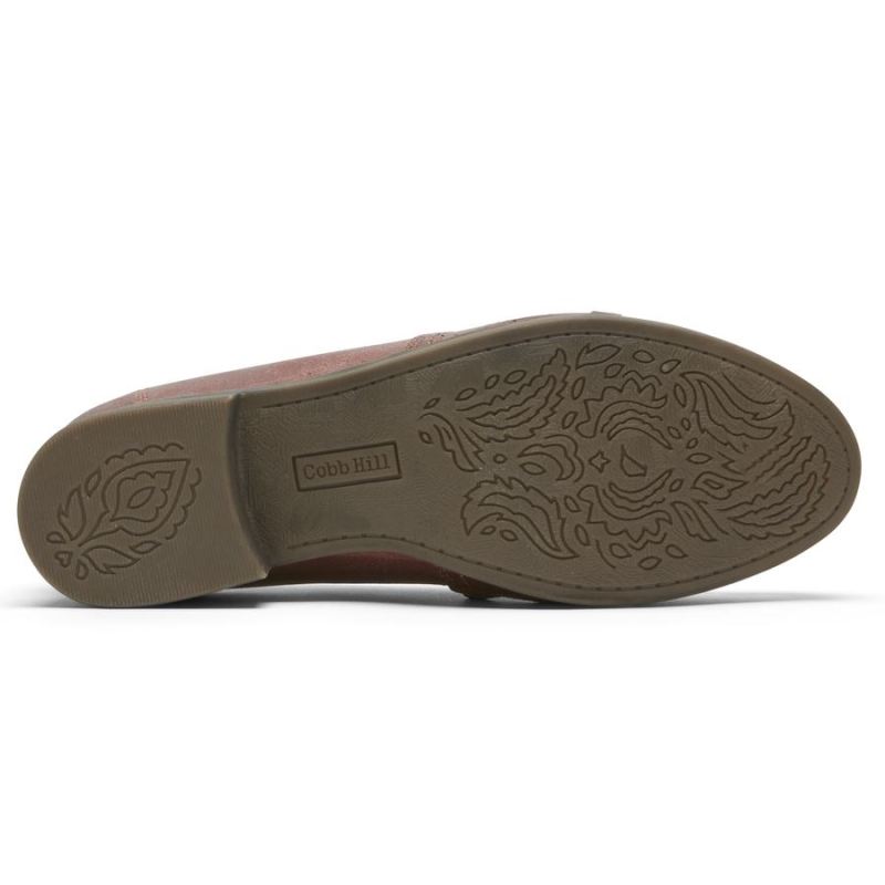 ROCKPORT COBB HILL CROSBIE SLIP-ON FEMININO - VERMELHO