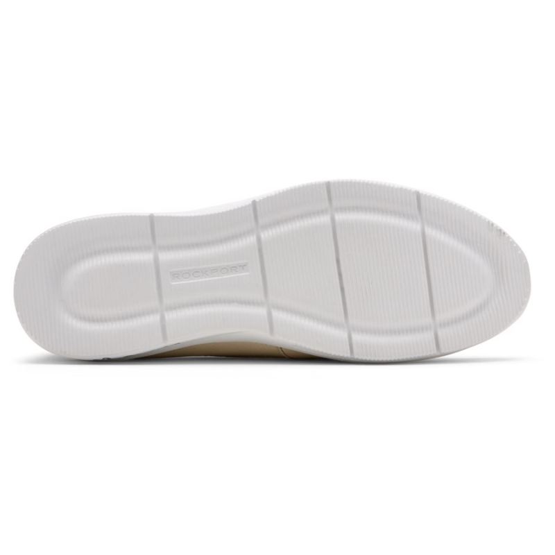 MOCASSINO LAVÁVEL AYVA Feminino ROCKPORT - BAUNILHA - COURO LAVÁVEL