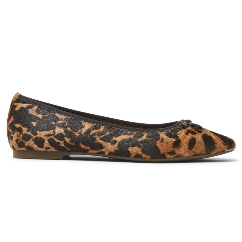 Tênis Total Motion Feminino RockportSapatilhas de balé Laylani com pelo de leopardo