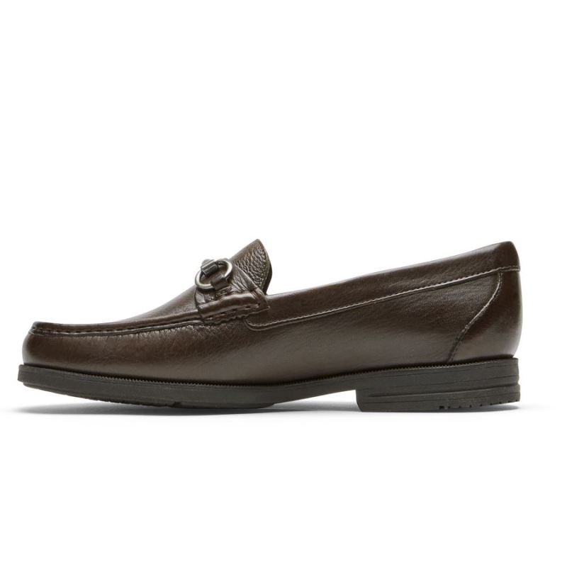 Mocassim masculino ROCKPORT PRESTON BIT-TUMBLED JAVA