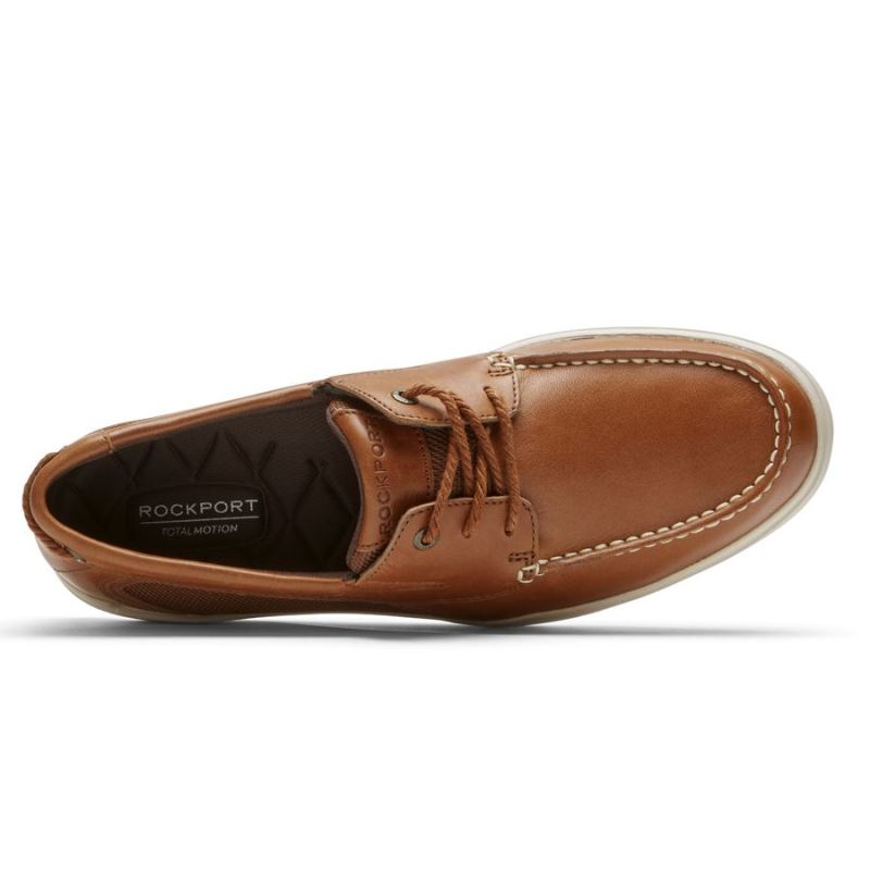 ROCKPORT TOTAL MOTION LITE BOAT SHOE MASCULINO - BEGE