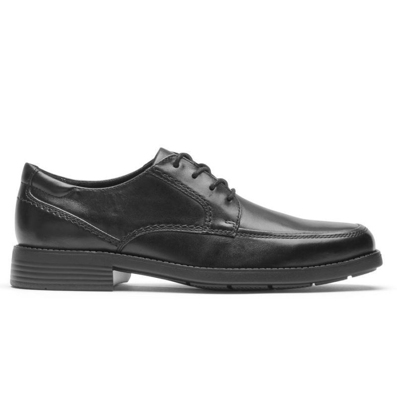 ROCKPORT MASCULINO GREYSON OXFORD COM BICO DE AVENTAL - PRETO