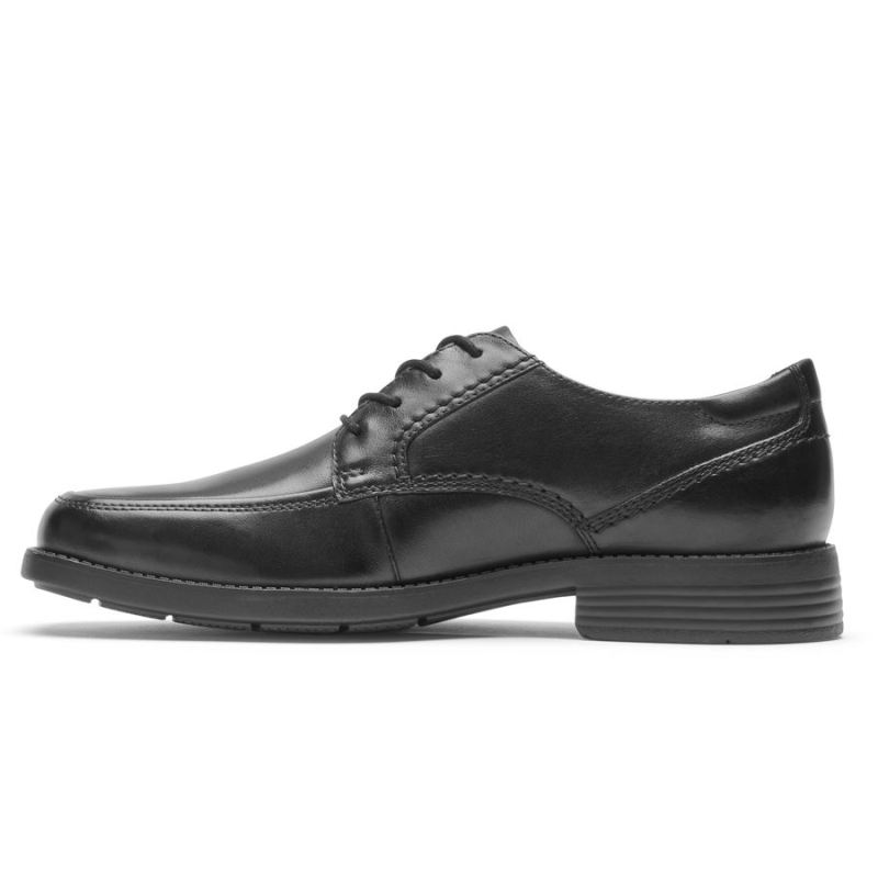 ROCKPORT MASCULINO GREYSON OXFORD COM BICO DE AVENTAL - PRETO