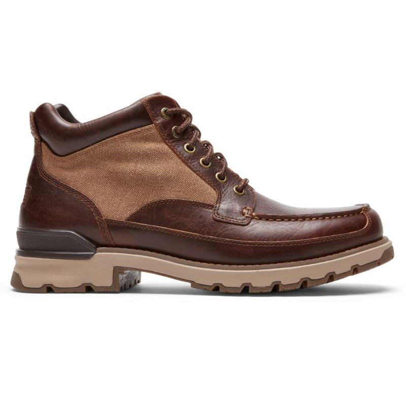 BOTA ROCKPORT MASCULINA TOTAL MOTION TREK KEOTABOTA IMPERMEÁVEL - BEGE