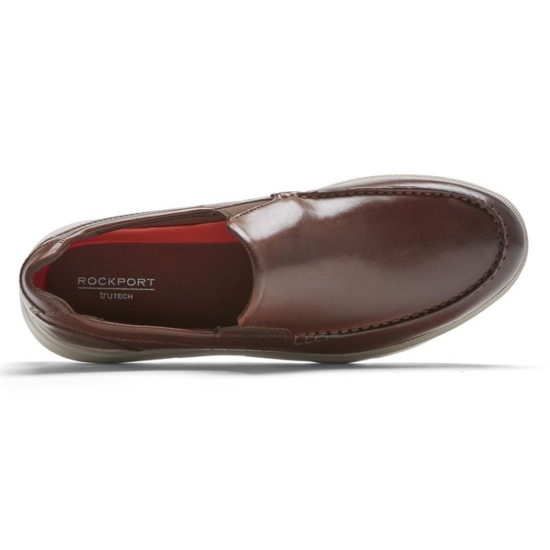 MOCASSINO MASCULINO ROCKPORT GRADY VENETIAN - MARROM ESCURO