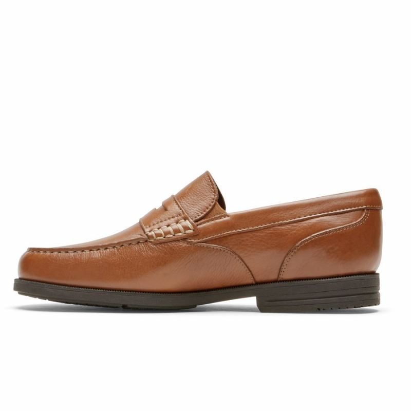 MOCASSINO MASCULINO ROCKPORT PRESTON PENNY - BRANCO TUMBLED