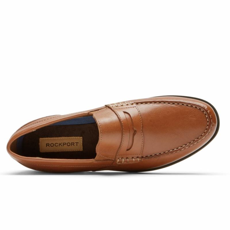 MOCASSINO MASCULINO ROCKPORT PRESTON PENNY - BRANCO TUMBLED