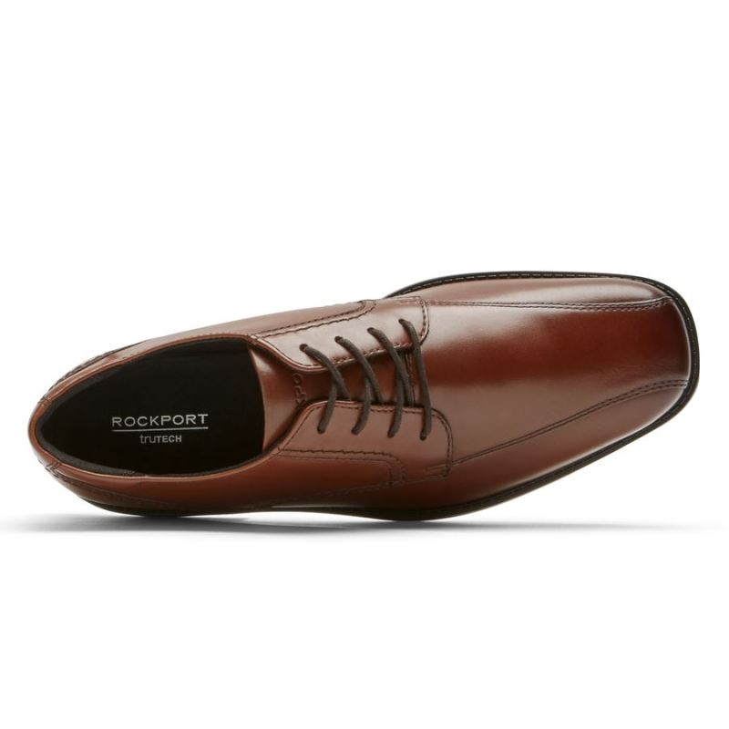 ROCKPORT MASCULINO GREYSON BIKE TOE OXFORD - BEGE