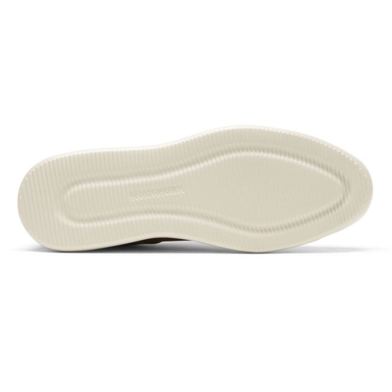 TÊNIS JARVIS MASCULINO ROCKPORT COM CADARÇO NA POEIRA - BEGE