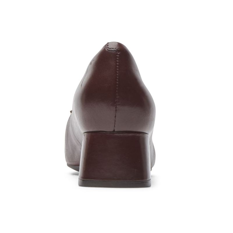 MOCASSINO TOTAL MOTION ESMA FEMININO ROCKPORT - COURO OXBLOOD
