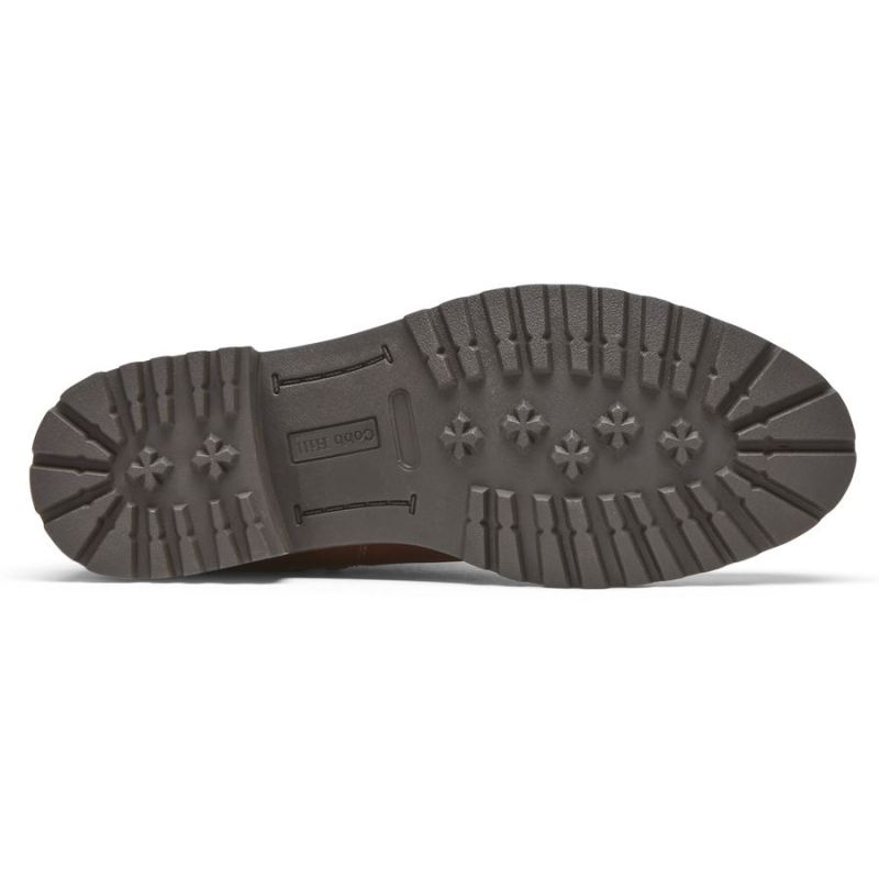 BOTA CHELSEA DE INVERNO COBB HILL FEMININA ROCKPORT - À PROVA D'ÁGUA - MARROM