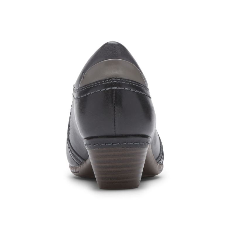 ROCKPORT COBB HILL LAUREL SLIP-ON FEMININO - COURO AZUL
