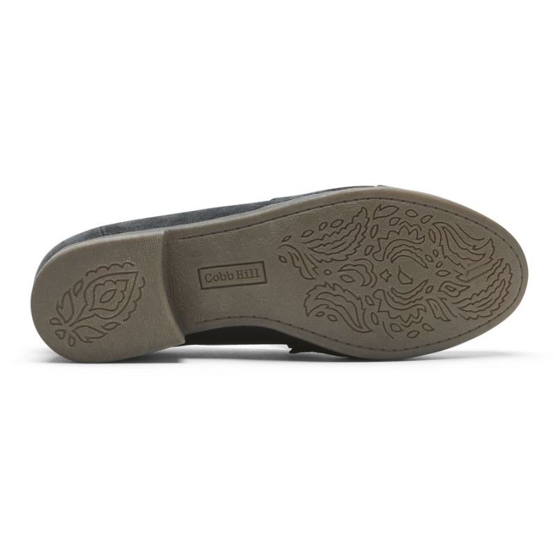 SLIP-ON COBB HILL CROSBIE FEMININO ROCKPORT - PRETO
