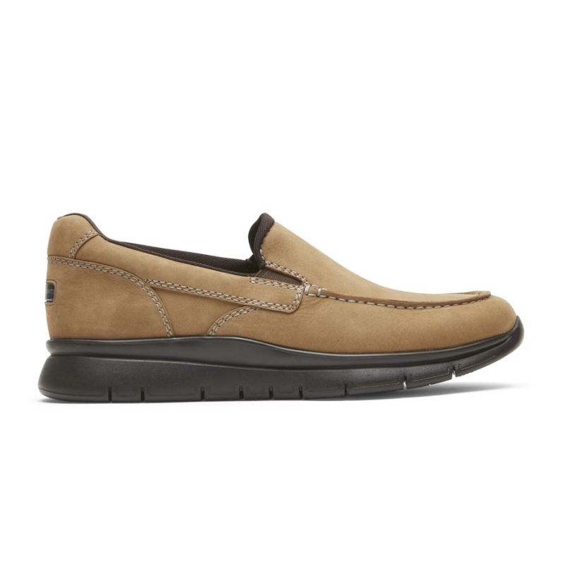 ROCKPORT MASCULINO PRIMETIME MOC SLIP-ON - NOVO VICUNA NBK