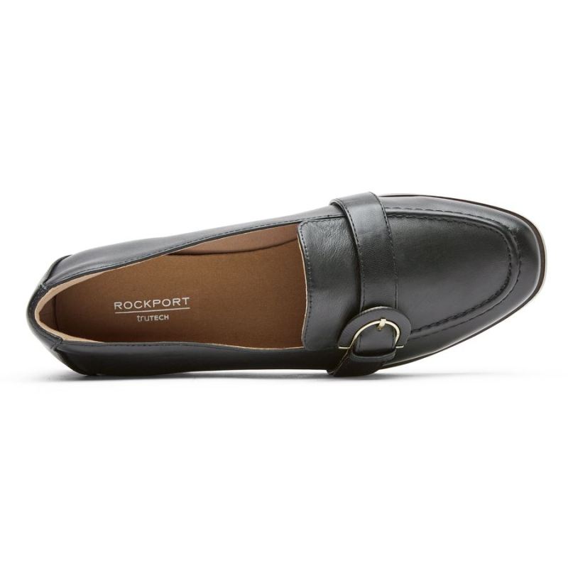 MOCASSINHO COM FIVELA SUSANA FEMININO ROCKPORT - PRETO