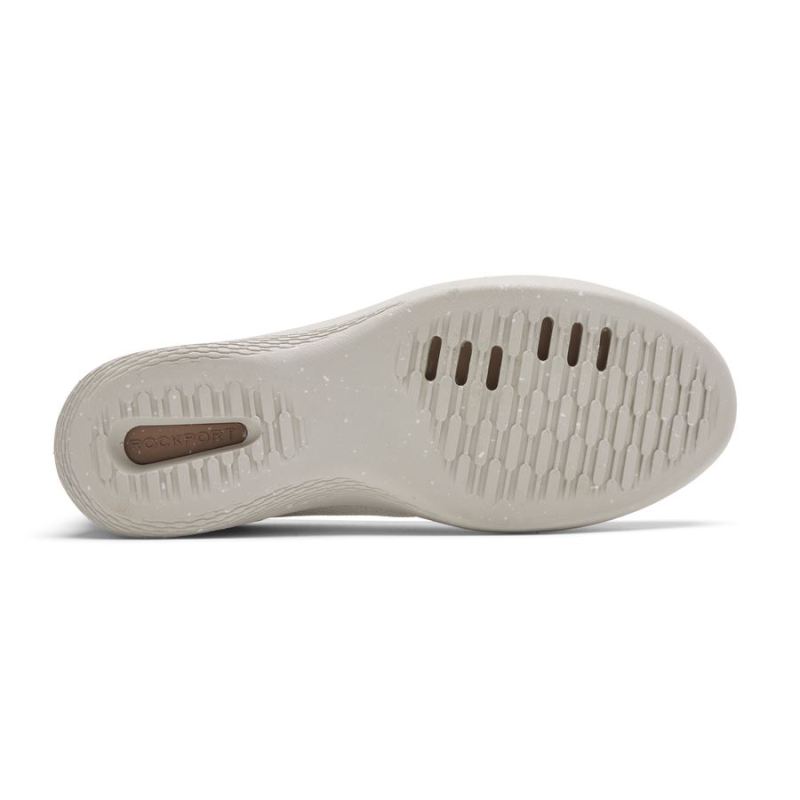 Tênis ROCKPORT TRUFLEX FLY KNIT BALLET FLAT BAUNILHA LAVÁVEL