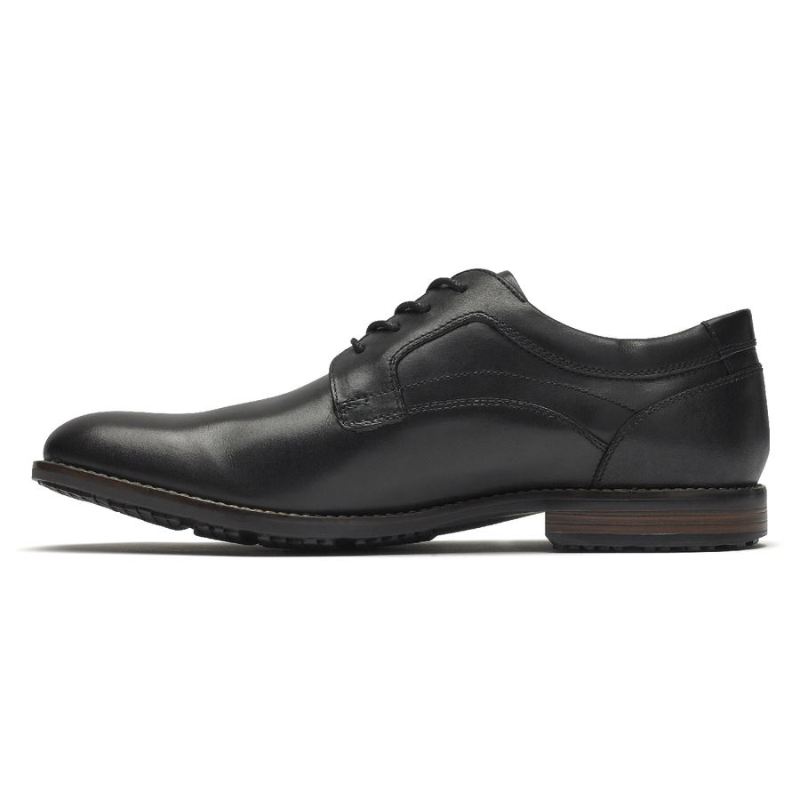 Sandália masculina Rockport Dustyn com bico lisoOXFORD-PRETO