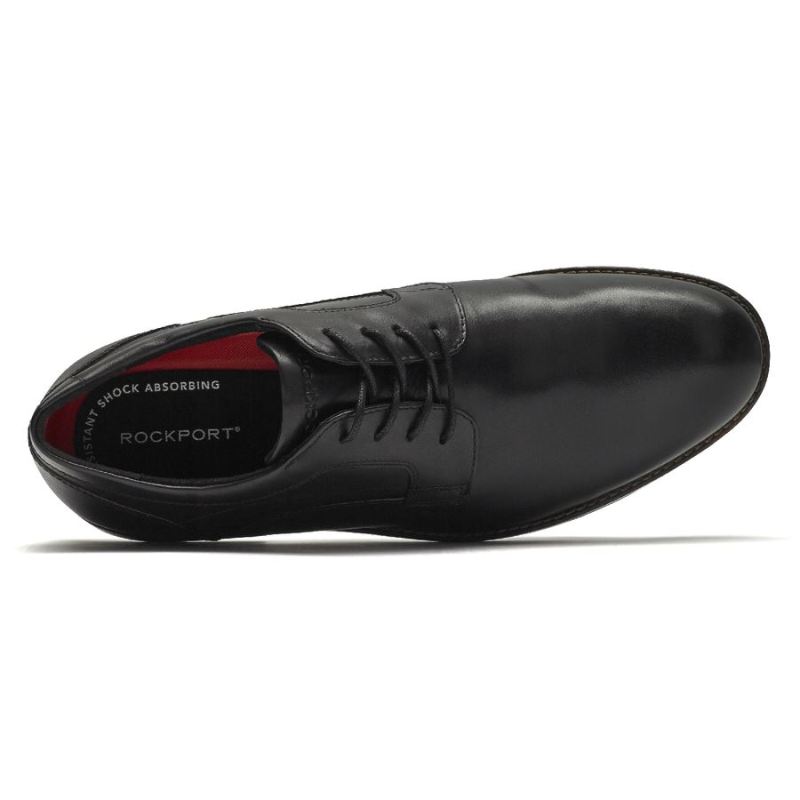 Sandália masculina Rockport Dustyn com bico lisoOXFORD-PRETO
