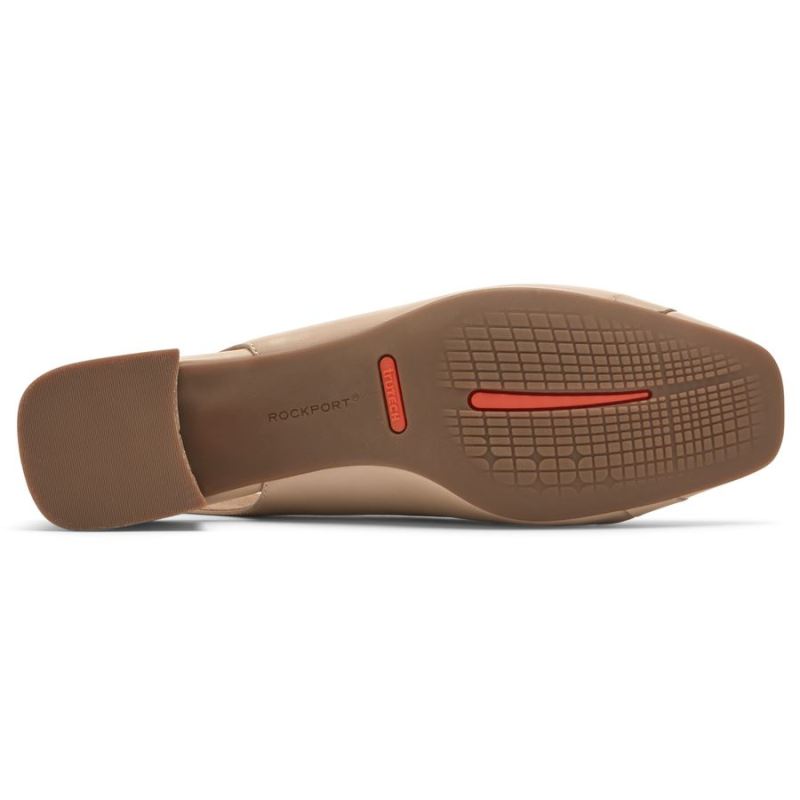 SALTO FEMININO ROCKPORT TOTAL MOTION ESMA WOVEN - BEGE NEUTRO