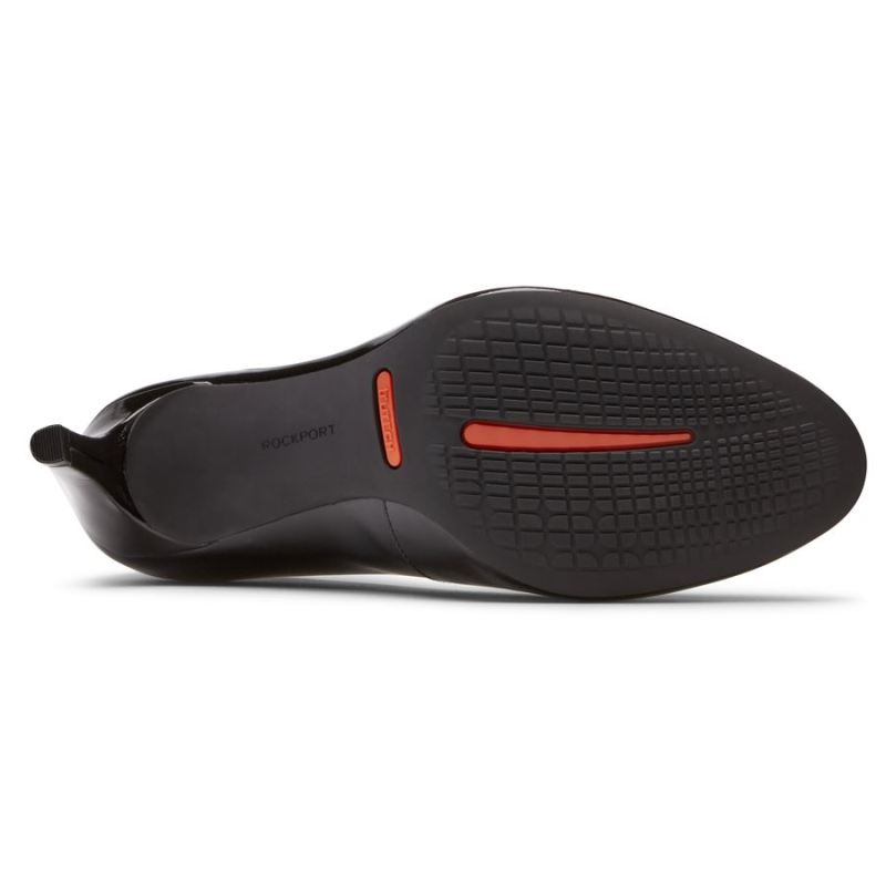 Tênis feminino Rockport Total Motion Arabella Heel - Preto Verniz