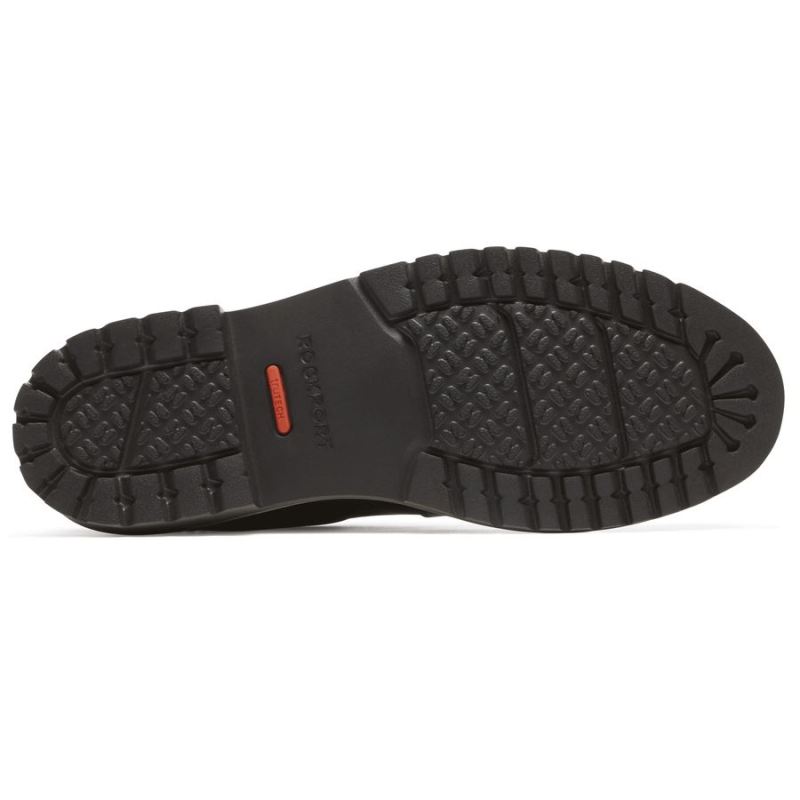 ROCKPORTSapato Oxford Masculino Marshall Biqueira Lisa - Couro Marrom Escuro