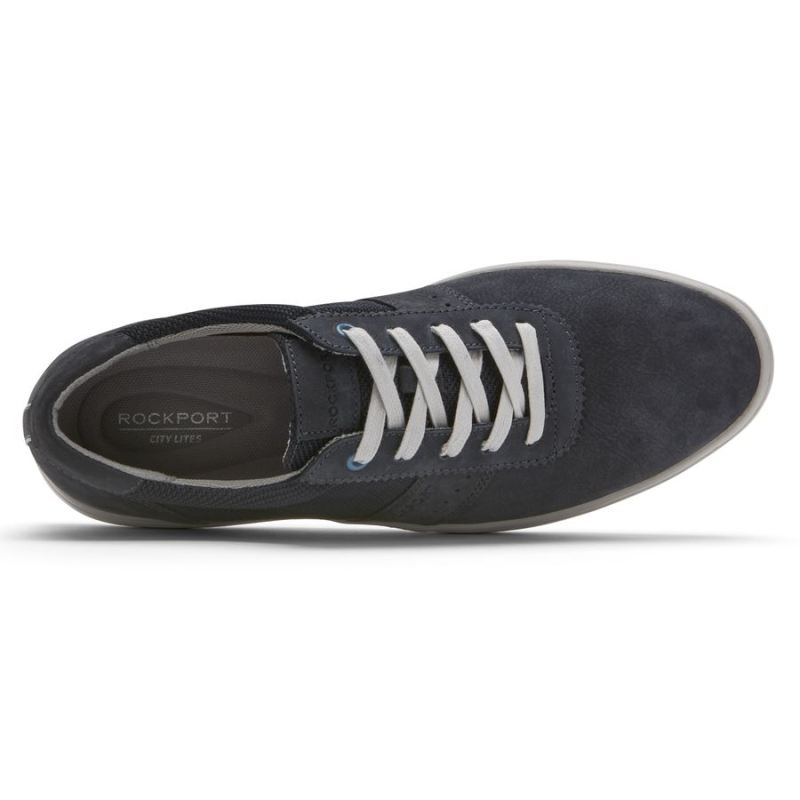 TÊNIS MASCULINO JARVIS ROCKPORT - NOVO AZUL SOCIAL EM NUBUCK