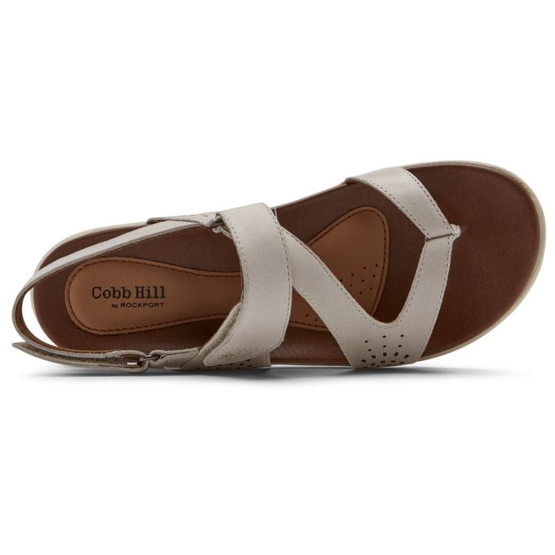 Sandália de tiras Cobb Hill Rubey Feminina Rockport - Branco