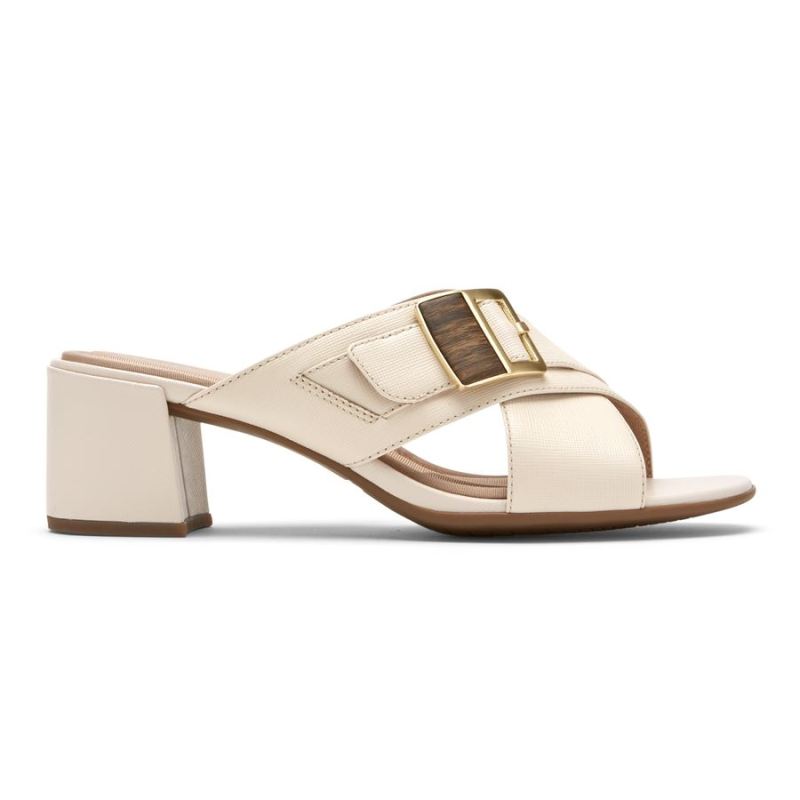 SAPATO ROCKPORT TOTAL MOTION FEMININO COM FIVELA ALAINA - BAUNILHA