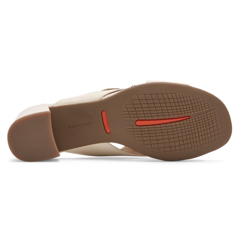 SAPATO ROCKPORT TOTAL MOTION FEMININO COM FIVELA ALAINA - BAUNILHA