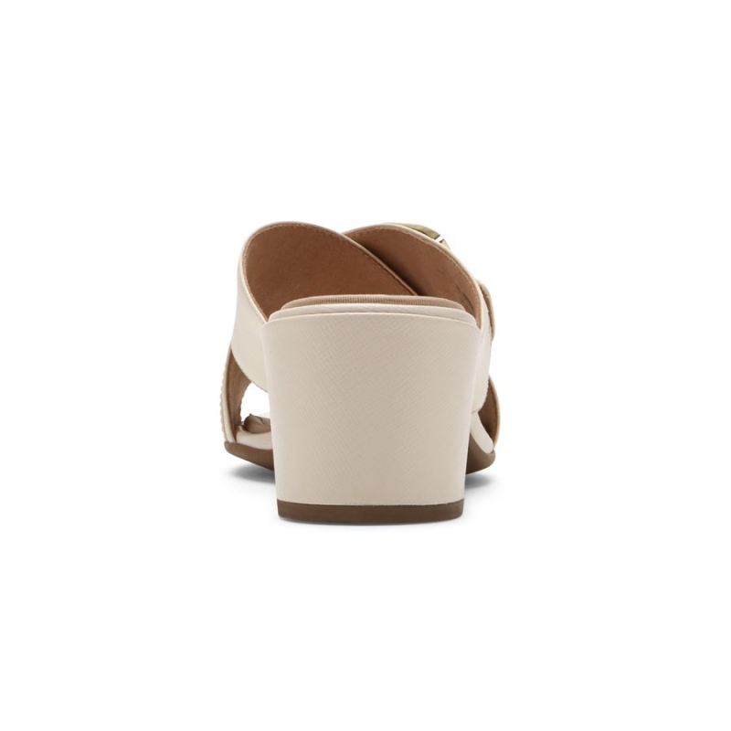 SAPATO ROCKPORT TOTAL MOTION FEMININO COM FIVELA ALAINA - BAUNILHA