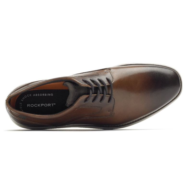 BICO OXFORD MASCULINO GARETT BICO LISA ROCKPORT - CONHAQUE