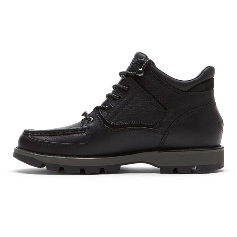 BOTA ROCKPORT XCS UMBWE II TRAIL MASCULINA - IMPERMEÁVEL - COURO PRETO