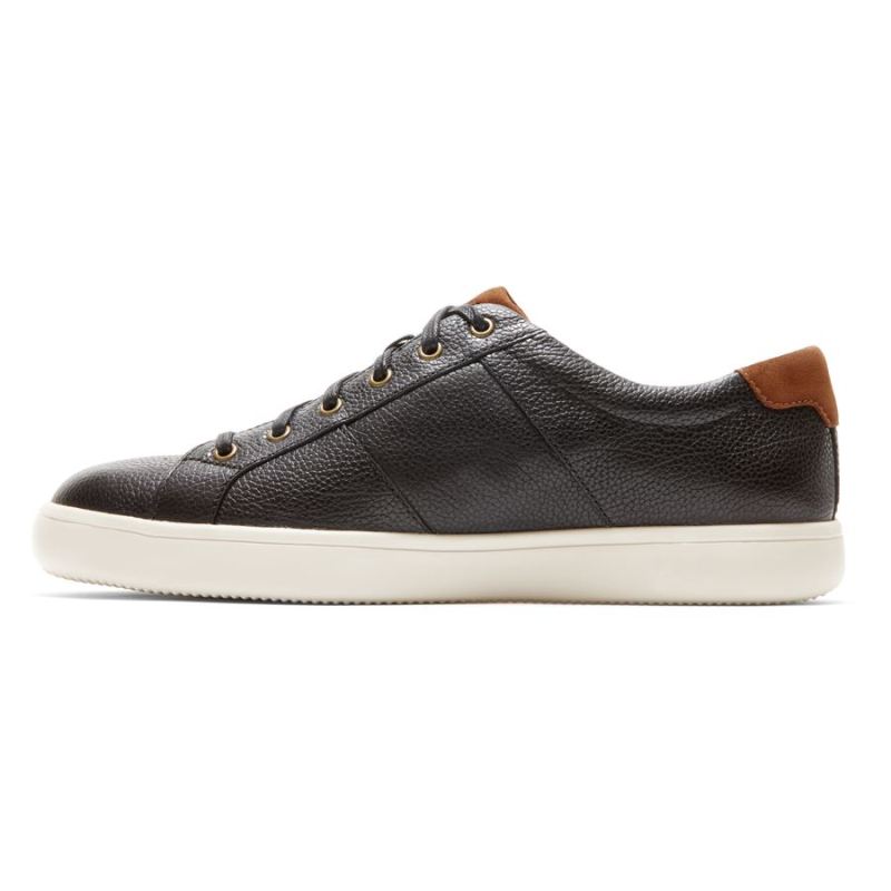 Tênis Masculino Rockport Jarvis com Cadarço na Ponta - Preto