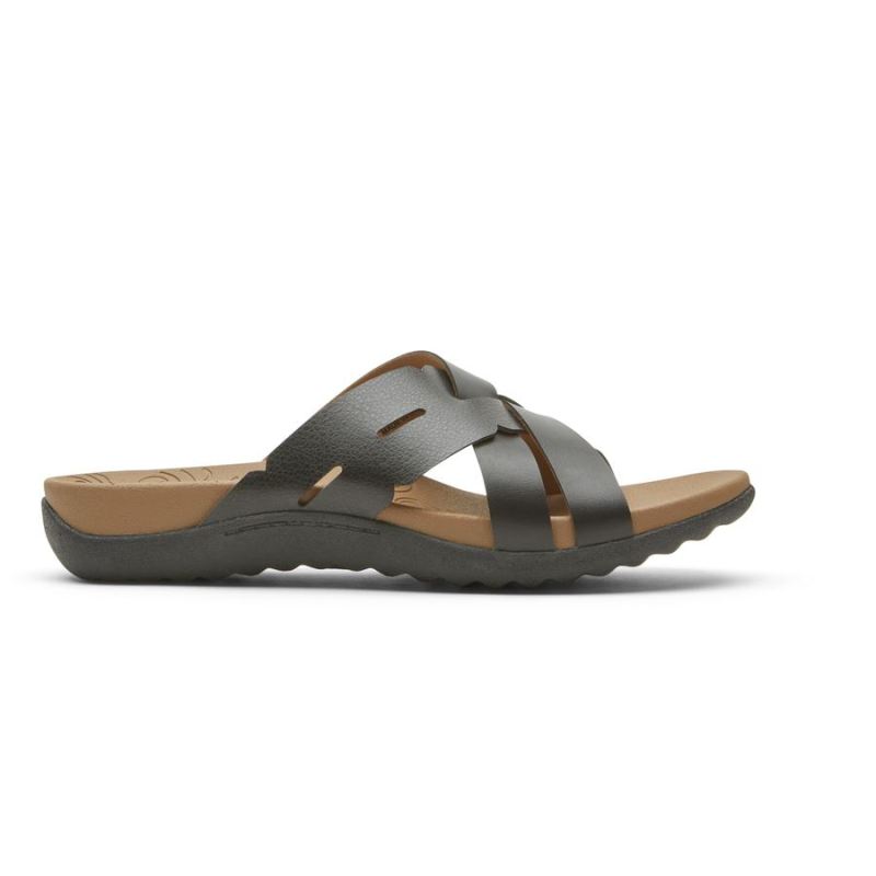 SLIDE RIDGE WOVEN FEMININO ROCKPORT - PRETO