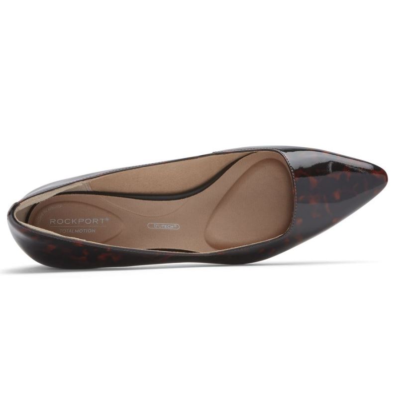 ROCKPORT SALTO GRACIE FEMININO TOTAL MOTION - PATENTE TARTARUGA