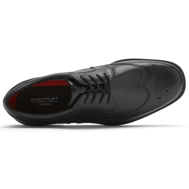 Sandália Masculina Taylor Waterproof Wingtip Rockport - Preto