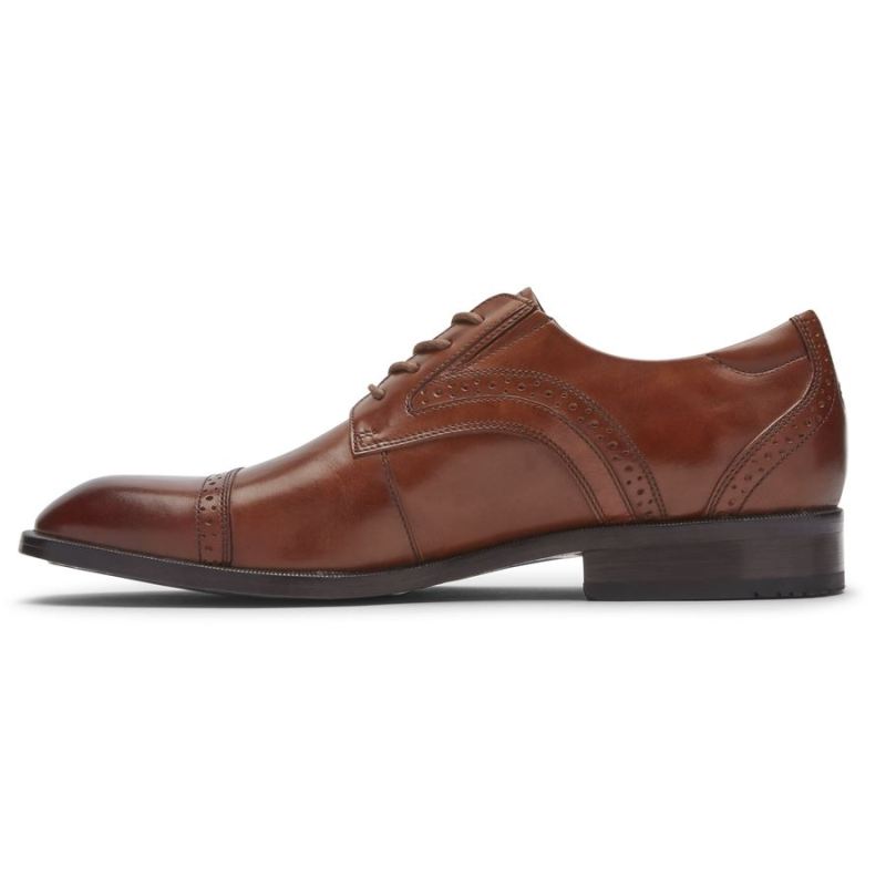 BOTA ROCKPORT TOTAL MOTION OFFICE OXFORD MASCULINA - BRITISH BEGE