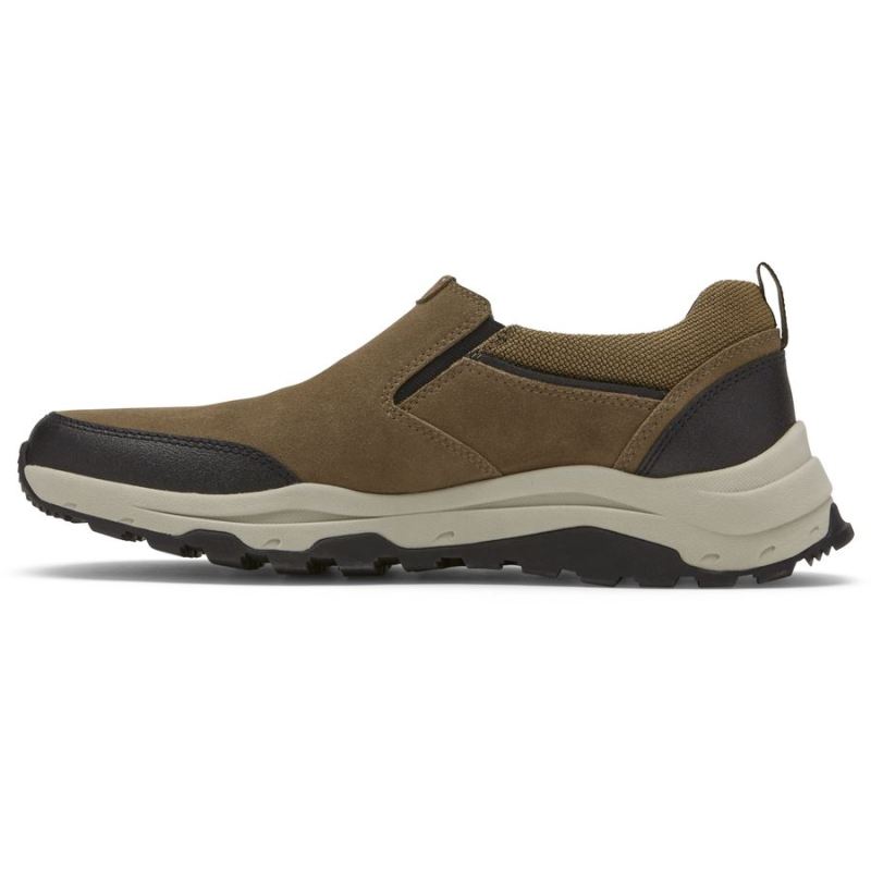 SANDÁLIA XCS BIRCHFIELD SLIP-ON TREKKER MASCULINA ROCKPORT - CAMURÇA VICUNA NOVA