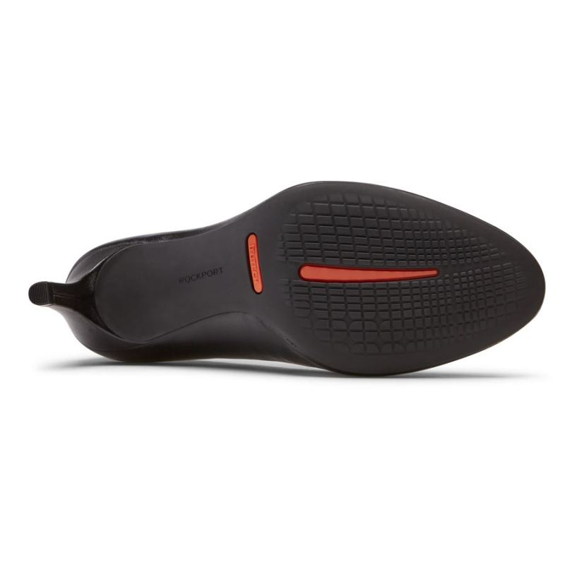 SALTO ARABELLA ROCKPORT FEMININO TOTAL MOTION - COURO PRETO