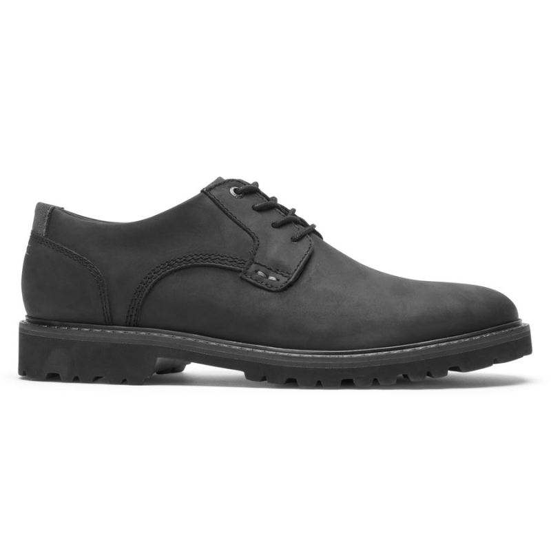 BOTA ROCKPORT MASCULINA XCS OXFORD COM BICO LISO - IMPERMEÁVEL - Preta