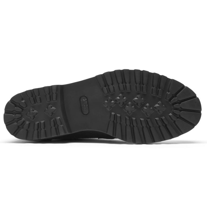 BOTA ROCKPORT MASCULINA XCS OXFORD COM BICO LISO - IMPERMEÁVEL - Preta