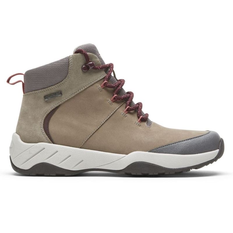 BOTA ROCKPORT XCS SPRUCE PEAK FEMININA - IMPERMEÁVEL - TAUPE