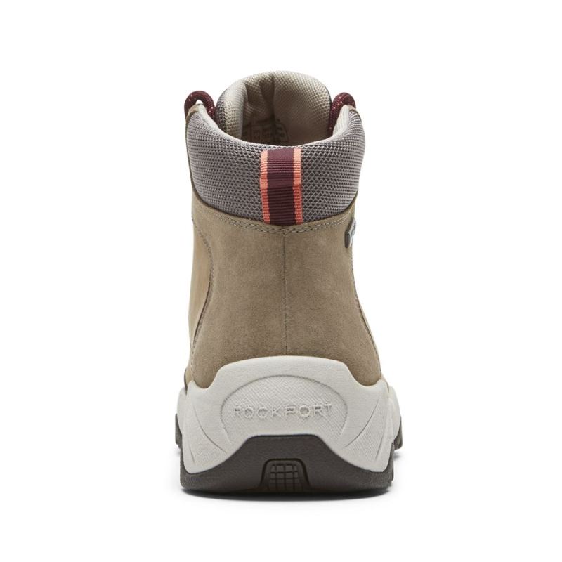 BOTA ROCKPORT XCS SPRUCE PEAK FEMININA - IMPERMEÁVEL - TAUPE