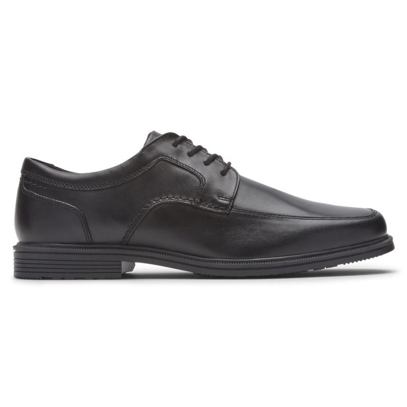 OXFORD ROCKPORT MASCULINO TAYLOR IMPERMEÁVEL BICO AVENTAL - PRETO