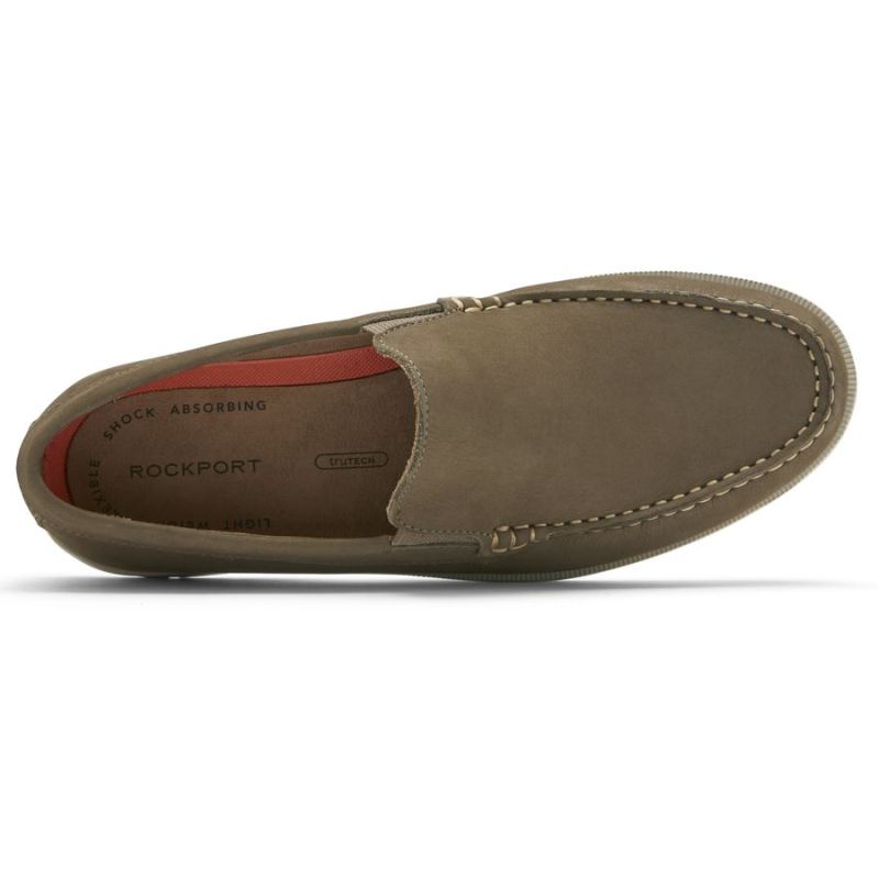 ROCKPORT PALMER VENETIAN MASCULINOMOCASSINO - VICUNA NUBUCK